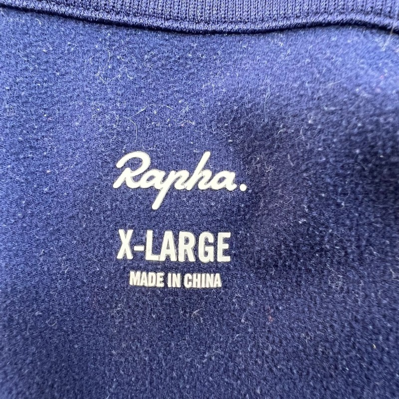 Rapha Men's Long Sleeve Core Micro Fleece Lined Jersey Full Zip Navy Blue Sz XL gallery