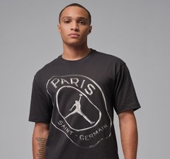 Nike Jordan Paris Saint-Germain Men’s Practice T-Shirt Oil Grey IF3807-018 PSG