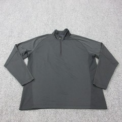 Jack Nicklaus Pullover Mens Medium Gray 1/4 Zip Long Sleeve Golf Stretch Top