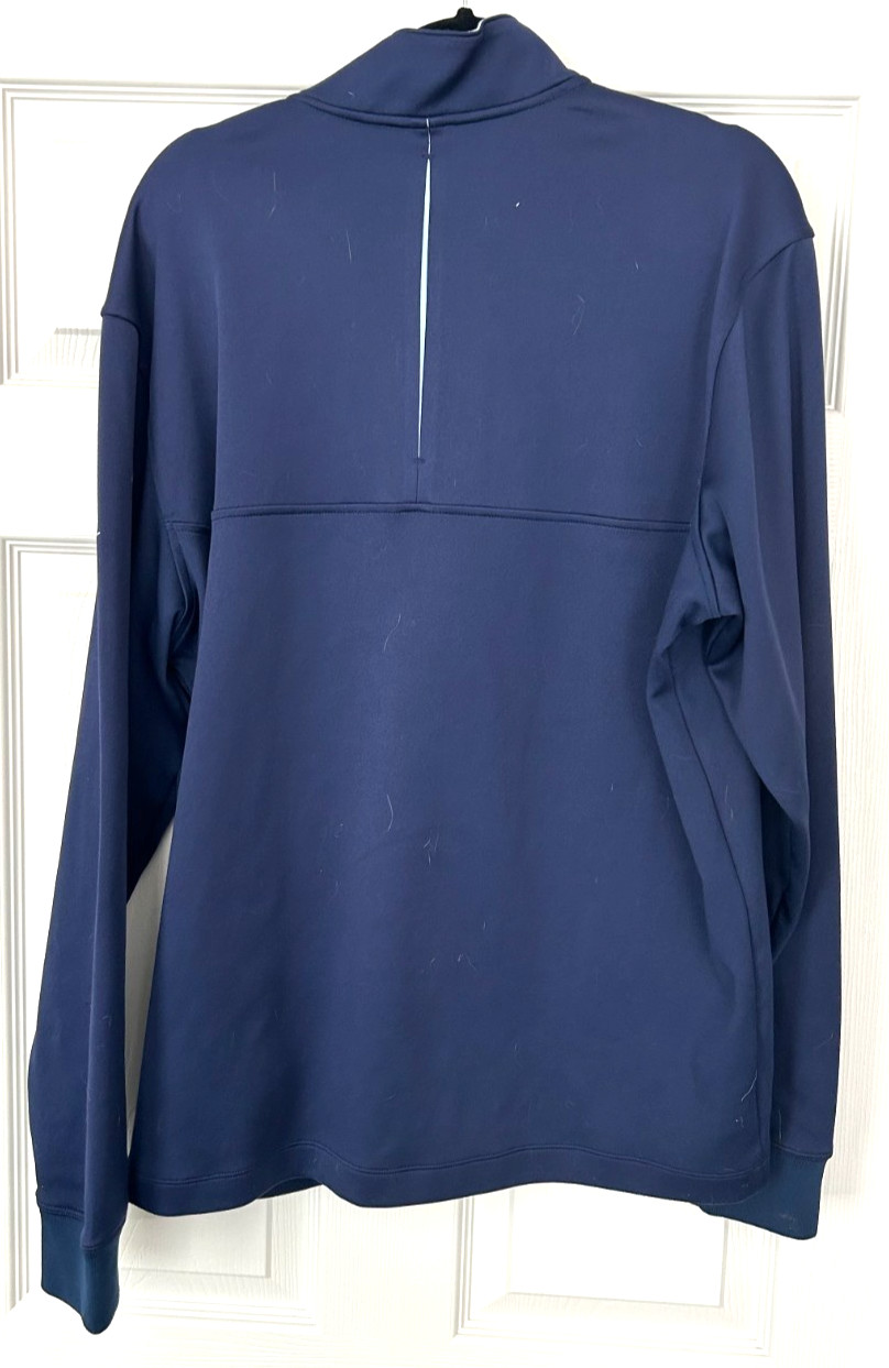 Nike Golf Dri-FIT 1/4 Zip Pullover Mens XL Navy Blue Long Sleeve Shirt gallery