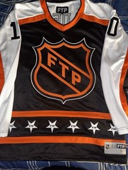FTP Made In Hell Hockey Jersey Black Orange Large FuckThePopulation NHL All Star