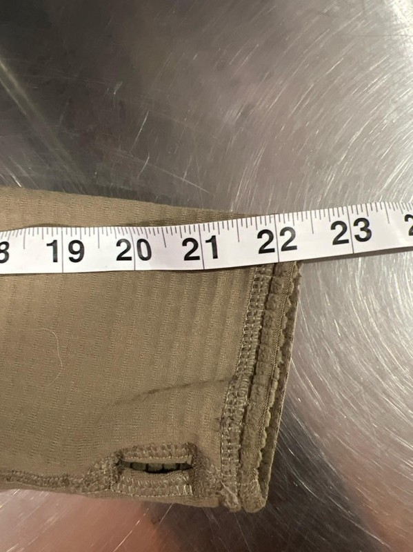 USGI Polartec ECWCS Waffle Grid Thermal Top Coyote Brown 1/2 Zip Thumbholes Unk gallery