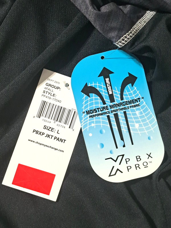 PBX PRO 1/4 Zip Men's Athletic Long Sleeve Pullover Black/Gray Breathable Size L gallery