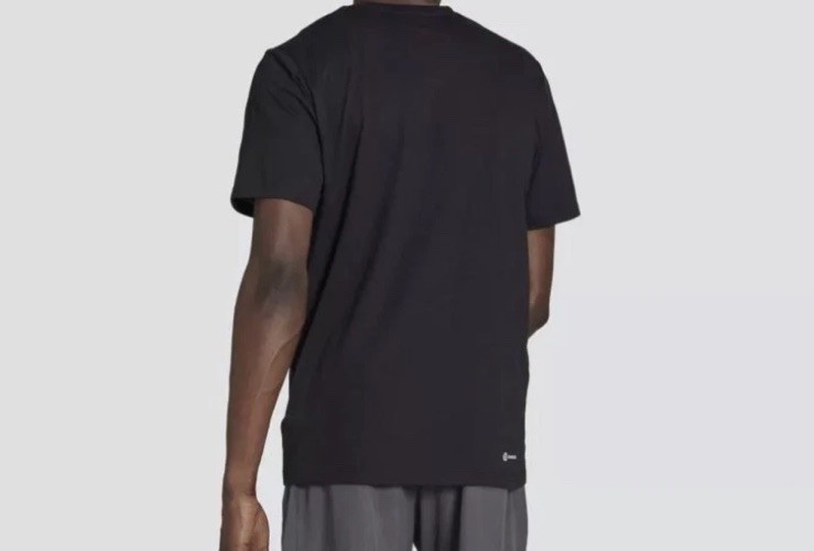 Adidas Mens Train Essentials Aeroready Training Tee Black Shirt 2XL | Ret $25 gallery