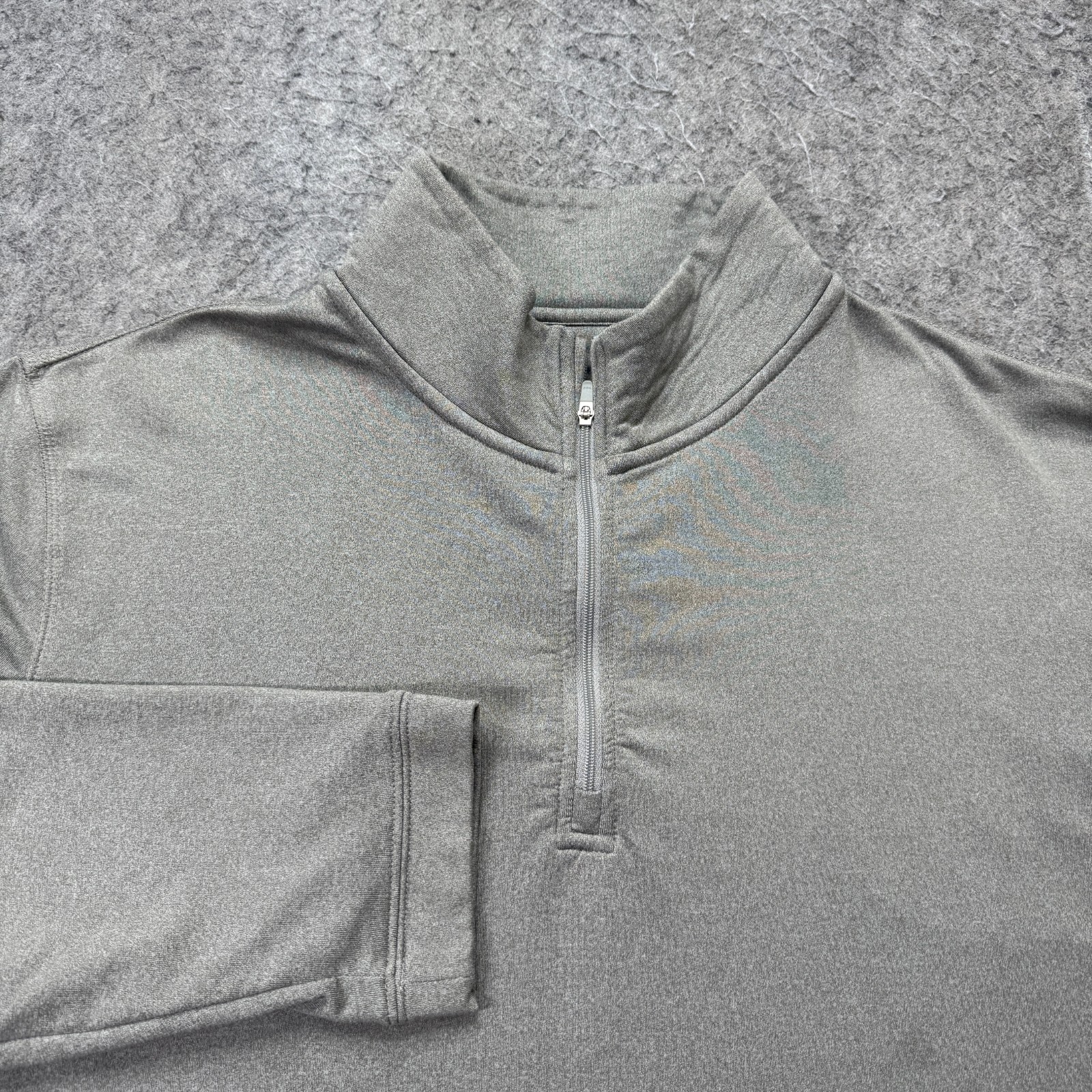 Onward Reserve 1/4 Zip Pullover Men L Gray Performance Stretch Lightweight gallery