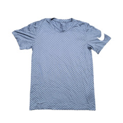 Nike Dri-FIT Men S Gray Anti-Odor Training Shirt Quick Dry AOP Athletic Gym Top