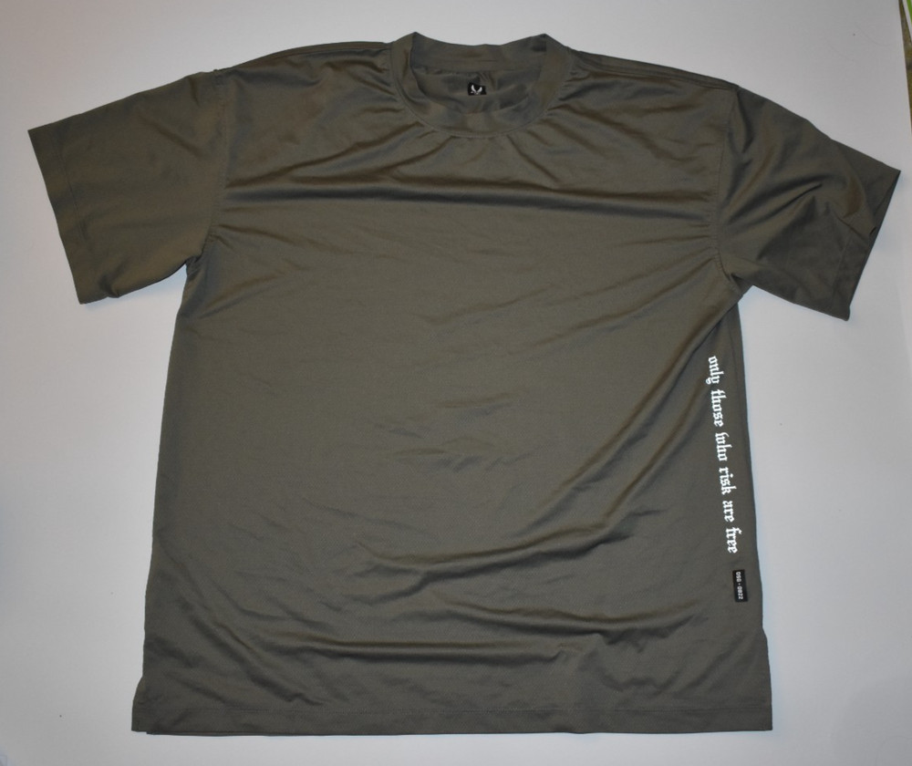 ASRV Men's Size S Space Grey DSG-0822 Aerosilver Oversized Tee Shirt