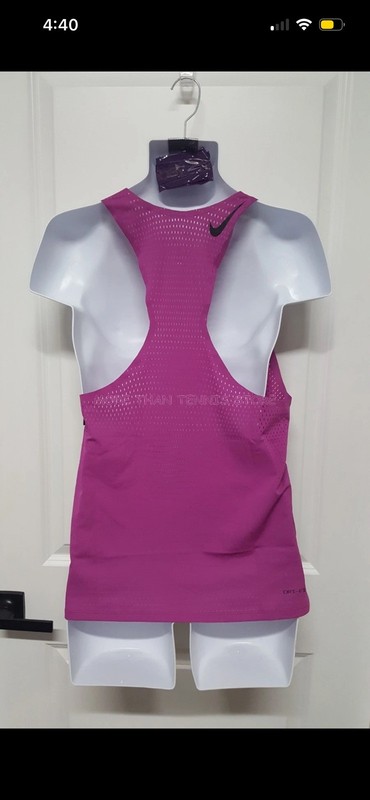 Nike Aeroswift Dri-Fit ADV Slim Fit Running Singlet Fuchsia Mens FN4231-518 Sz S gallery