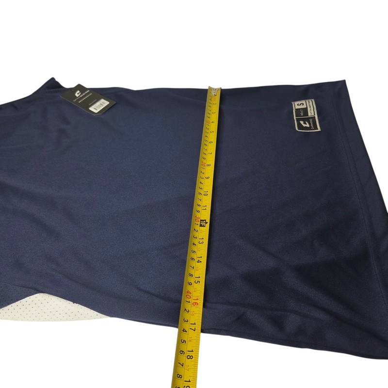 Champro Men's S Reversible Mesh Basketball Jersey Tank Blue/White V-Neck gallery