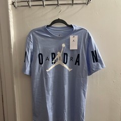 Nike AIR JORDAN STRETCH TSHIRT Size Medium DV1445-425 Cotton Carbon Heather Nwt