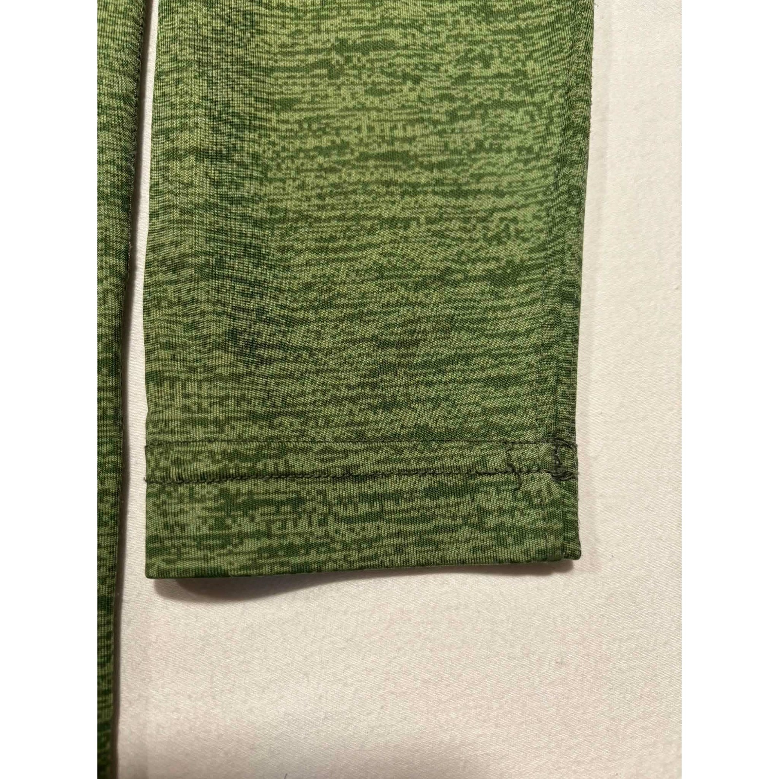 Wrangler Riggs Workwear Mens Green Space Dye Quarter Zip Pullover Shirt Size M gallery