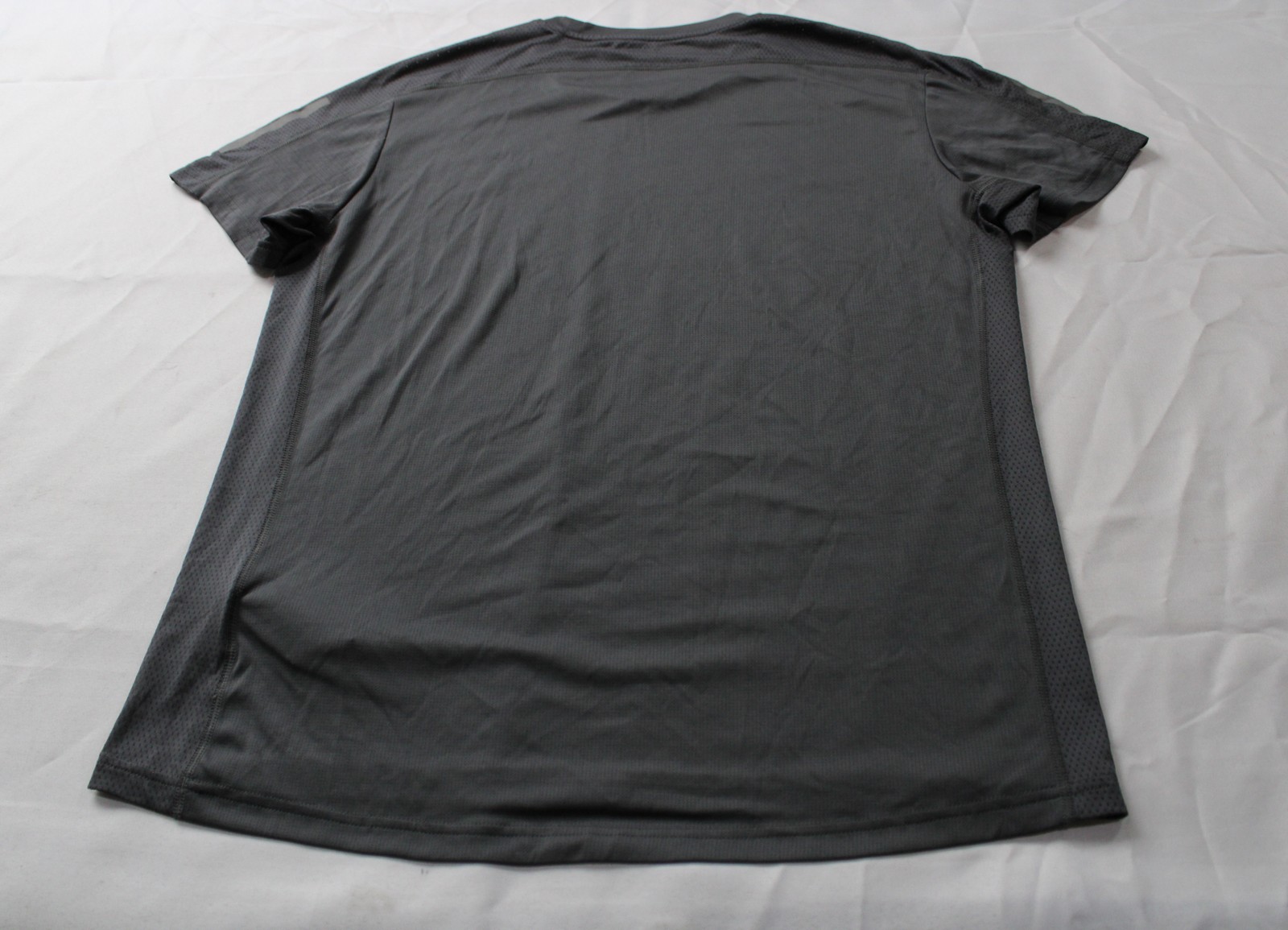 Adidas Men's Aeroready Own The Run Regular Fit Running Tee EH6 Grey Medium gallery