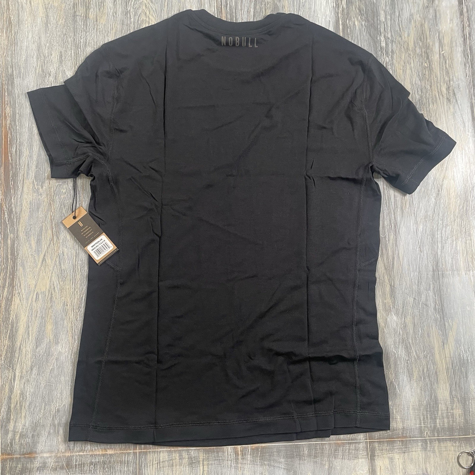 Nobull Shirt Mens Medium Performance Tee Athletic Training Gym NWT Black gallery