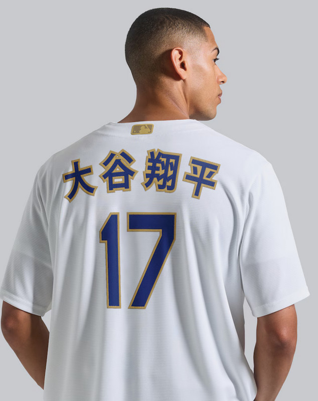 2026 GOLD COLLECTION DODGERS NIKE SHOHEI OHTANI KANJI STADIUM JERSEY SZ MEDIUM gallery