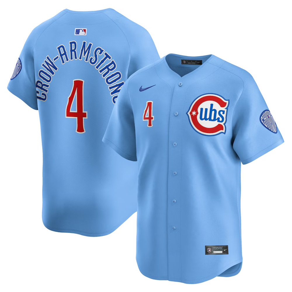 Nike Pete Crow-Armstrong Chicago Cubs Alternate Limited Player Jersey Light Blue
