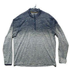 Champion C9 Power Core Mens XL Blue Ombre 1/4 Zip Pullover Thumbholes