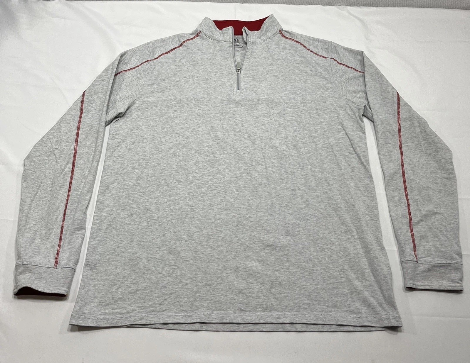 Tasc Shirt Mens Large 1/4 Zip Pullover Active Performance Bamboo Gray READ** gallery