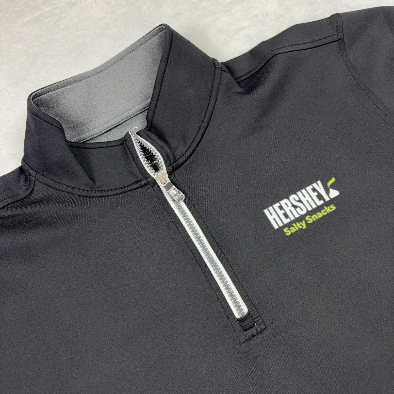 Fairway & Greene F&G Tech Pullover Men XL Black 1/4 Zip Mock Neck Golf Hershey gallery