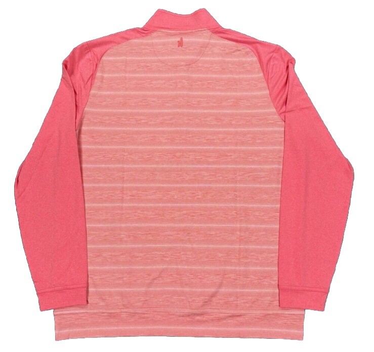 Johnnie-O Men's Bert Performance 1/4 Zip Golf Pullover Long Sleeve XXL Red Taffy gallery