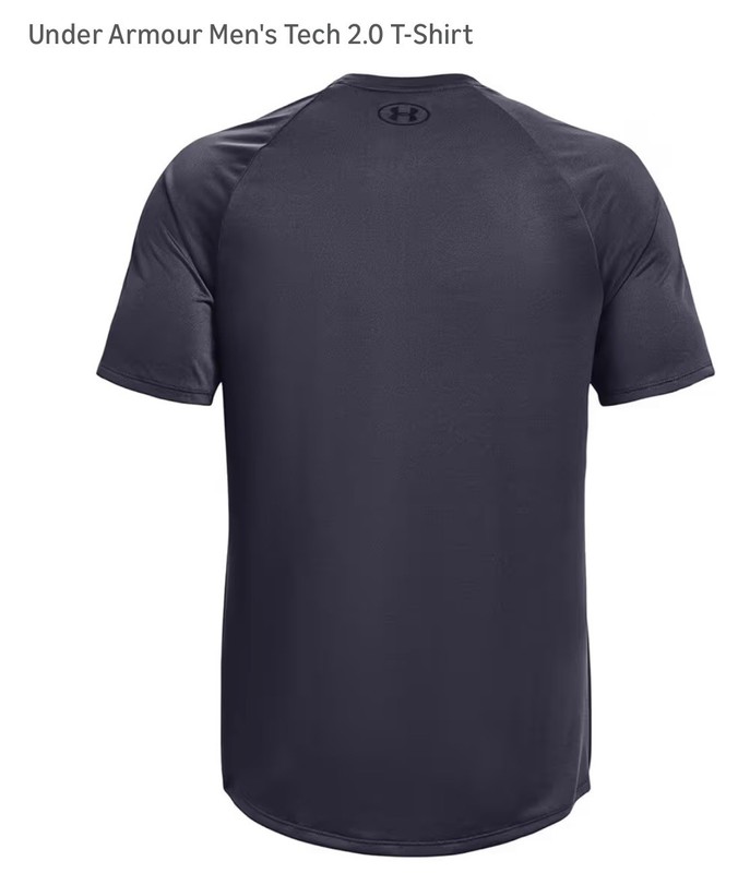 NWT Lot of 3 Mens Under Armour UA Tech 2.0 T-Shirt Midnight Navy Small gallery
