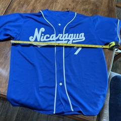 Nicaragua baseball jersey Xl Xxl Men’s SEAGRAVES #7 National Blue