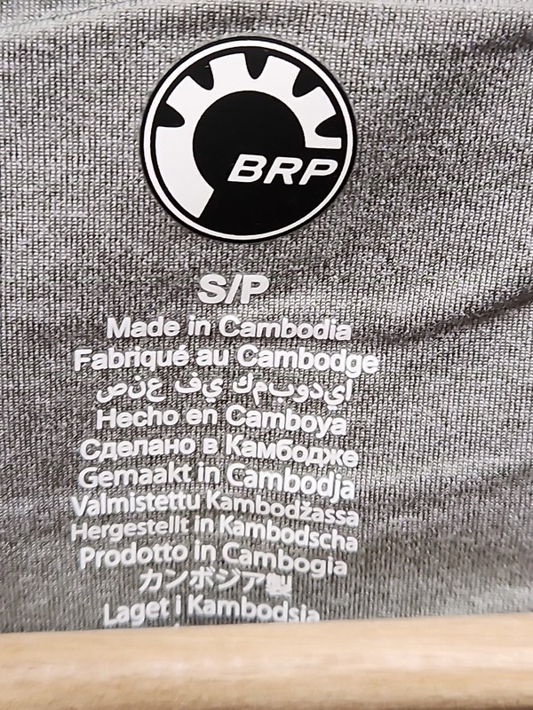 BRP OEM Sea-Doo Rashguard Shirt| Smoke Gray | Men's Size: Small 4546661257 gallery