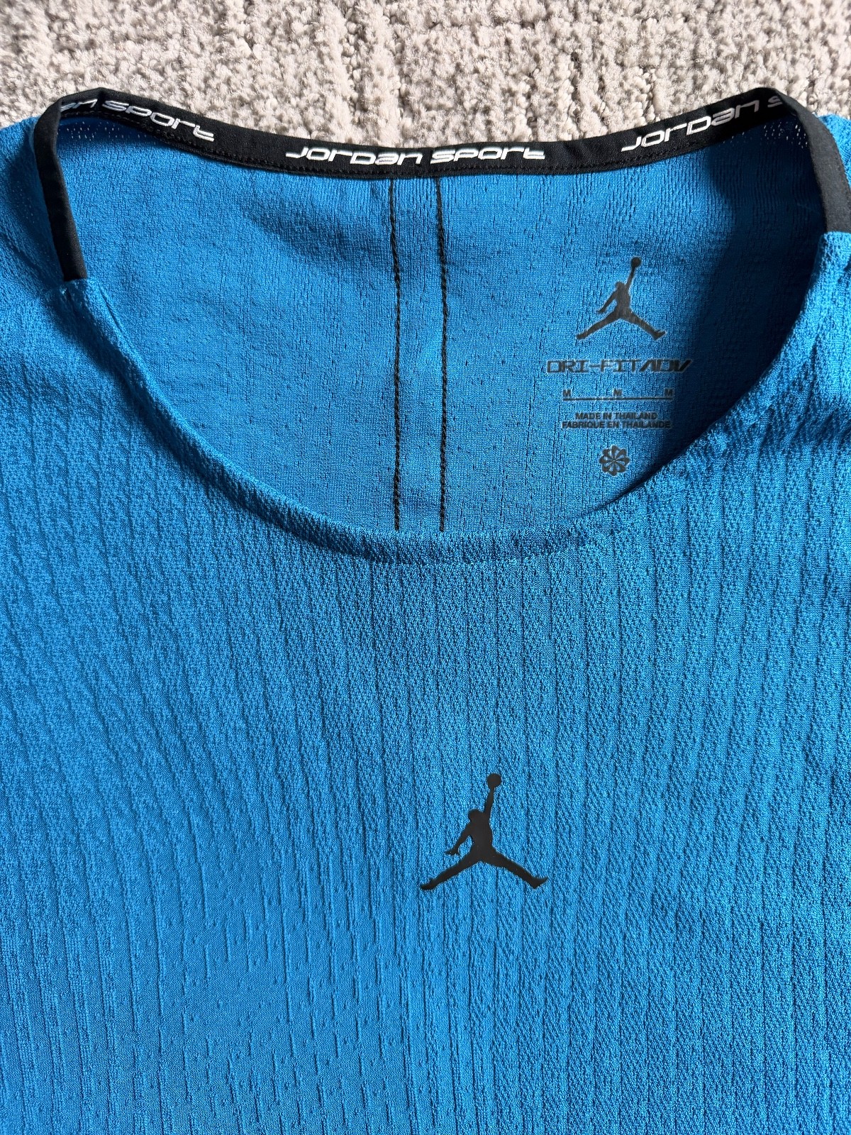 Jordan Sport Dri-FIT ADV Performance Top Nike Men's Medium Racer Blue gallery