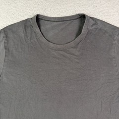 Lululemon The Fundamental Tee Shirt Mens L Black Blank Short Sleeve Crewneck