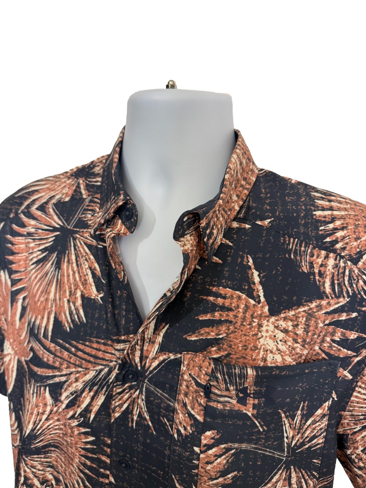 Under Armour Men's Dockside Short Slv Novelty Shirt Drift Tide-Downpour-Medium gallery