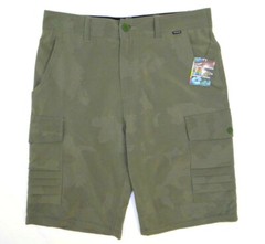 Hurley Phantom Freight Green Stretch Hybrid Cargo Shorts Men’s NWT