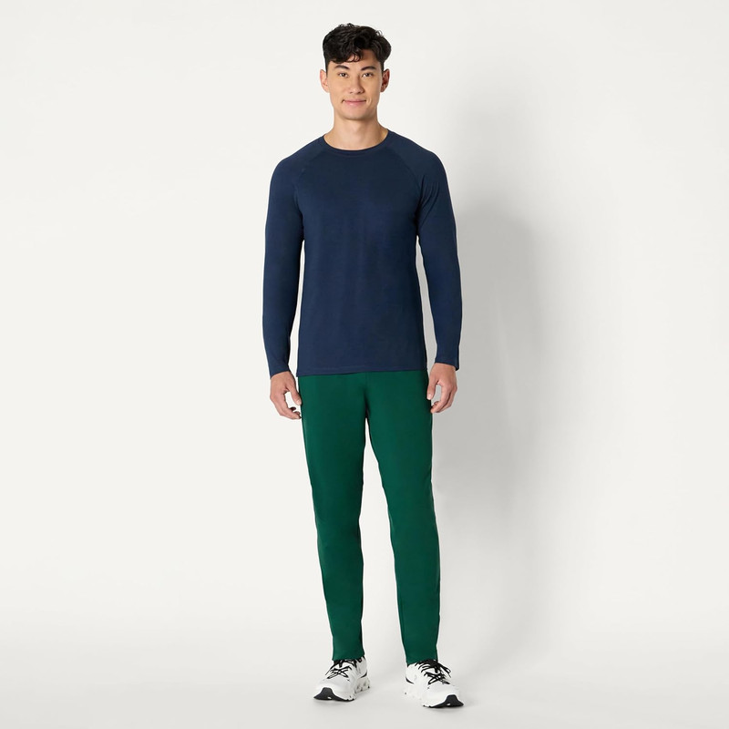 Men'S Athletic Soft Performance Lightweight Long Sleeve Gym Workout Shirt gallery