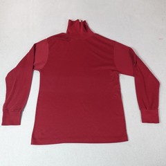 Vintage Single Stitch Turtleneck Shirt Mens Medium Red Lightweight Base Layer