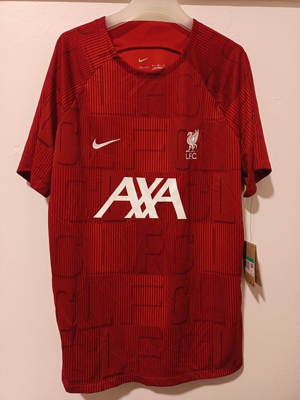 Nike Liverpool Dri-Fit Academy Pro Pre-Match Shirt - Gym Red 2023-2024 XL gallery
