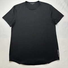Mavont Men’s Large Drop-Cut Tee Short Sleeve Athletic T Shirt Black Modal Blend