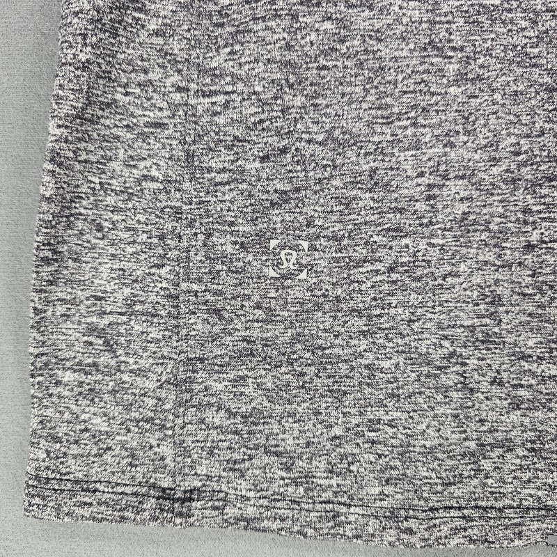 Lululemon Shirt Mens Medium Gray Heathered Short Sleeve Athletic Performance Tee gallery