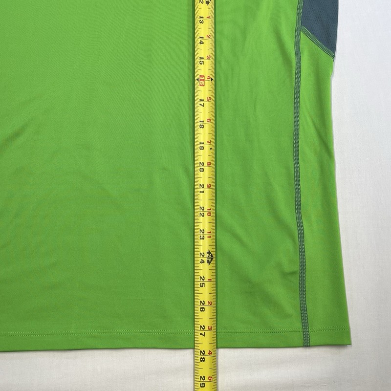 Columbia Omni-Freeze Solar Polar Shirt Mens Med Lime Green Athletic Top Running gallery