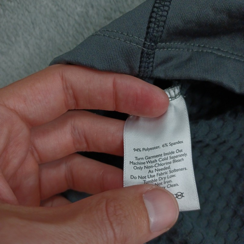 Eddie Bauer Pullover Mens Medium Gray FreeHeat Quarter Zip Activewear Pocket gallery