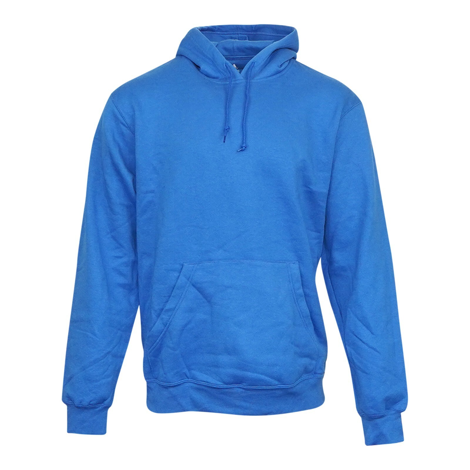 Adidas Men's Blue Basic Blank 50/50 Pullover Fleece Hoodie gallery
