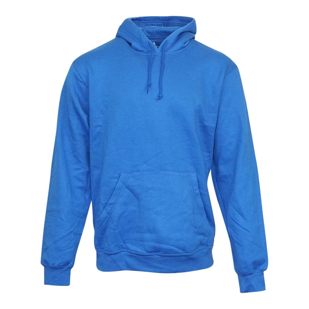 Adidas Men's Blue Basic Blank 50/50 Pullover Fleece Hoodie