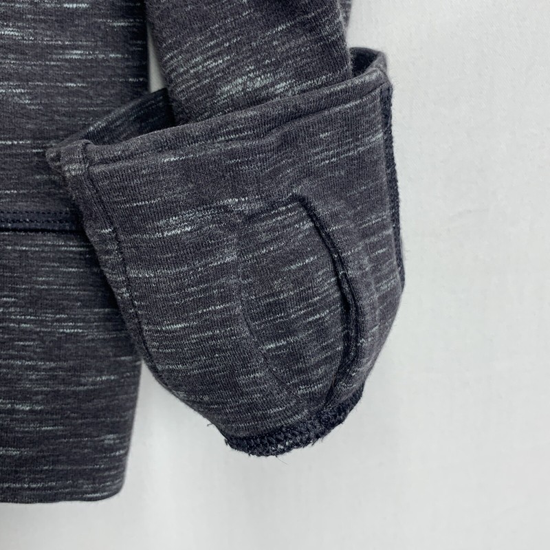 Lululemon Transit Long Sleeve V-Neck Marled Black Heavy Pullover No Tags gallery