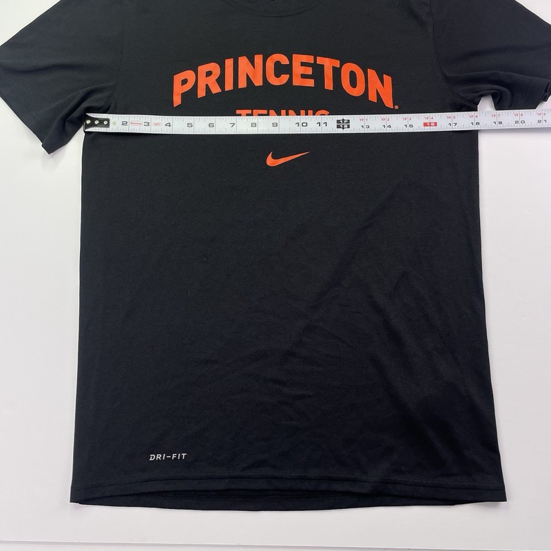 Nike Princeton Tennis T Shirt Men’s S Dri Fit Athletic Top Black Orange Tiger NJ gallery