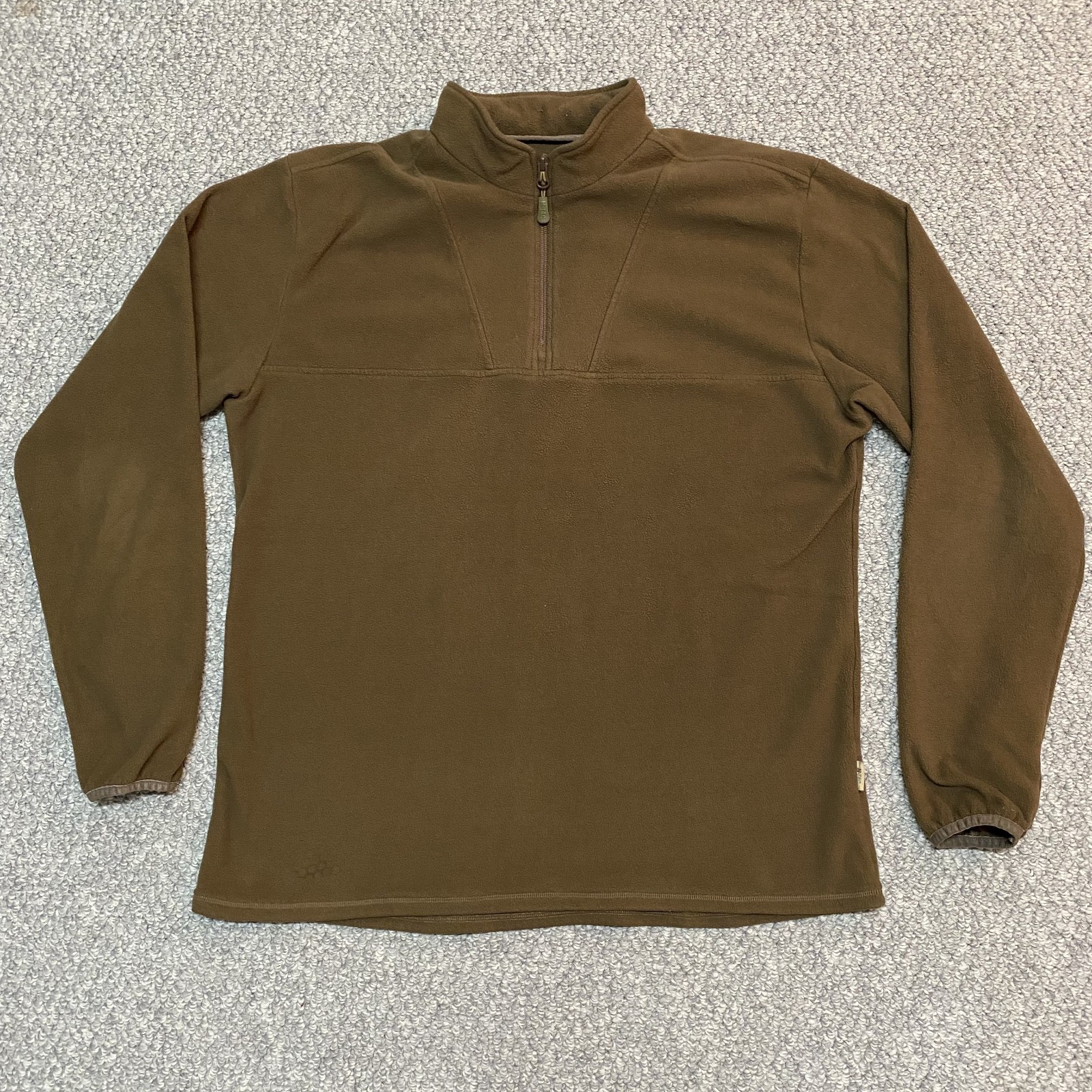 M-Tac Men's Military Delta Fleece 1/4 Zip Pullover Coyote Brown XL gallery
