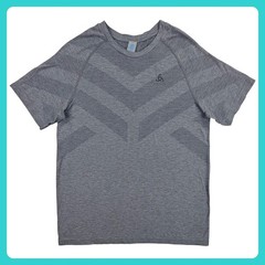 Odlo Kinship Light T Shirt Men Large Gray Lyocell Blend Short Sleeve Performance
