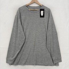 Roundtree & Yorke Performance Shirt Mens 2XB Gray Long Sleeve Raglan Big Man NWT