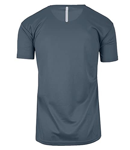 GALAXY BY HARVIC 2XL MEN'S PERFORMANCE MOISTURE WICKING ACTIVE SHORT SLEEVE gallery