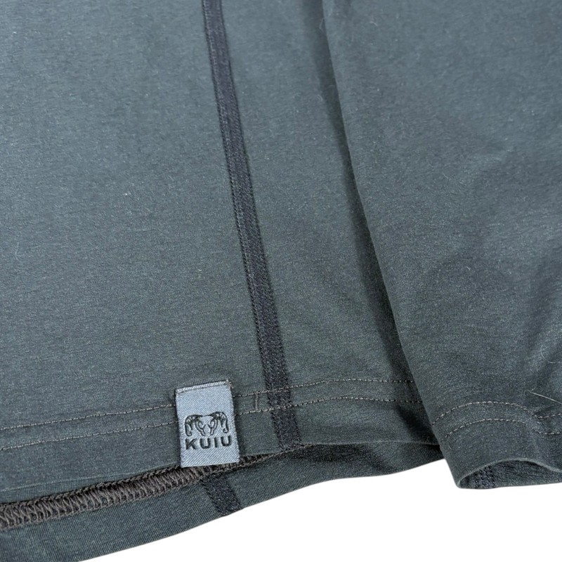Kuiu Men’s Peloton 118 Primeflex 1/4 Zip Pullover Shirt Gray Large Base Layer gallery