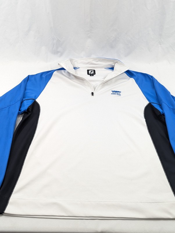 FootJoy Golf Quarter Zip Performance Pullover Med Long Sleeve Raven Three Peaks gallery