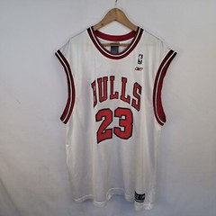 Mens NBA Basketball Tank Top Number 23 White Size 3XL