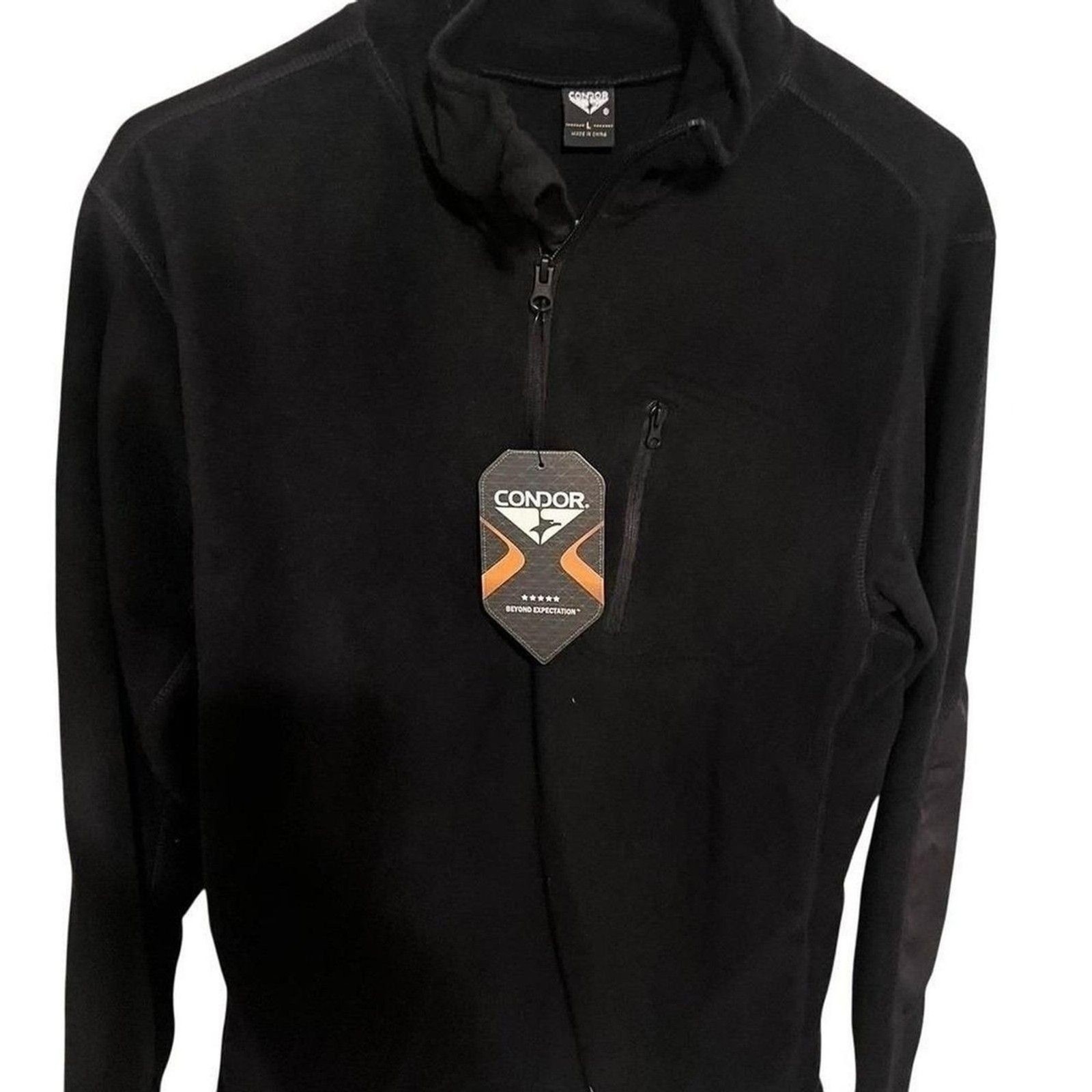 Condor 607 Tactical Quarter‑Zip Fleece Pullover Men's Large Pocketed Jacket gallery