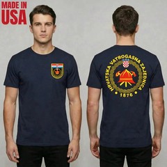 Hrvatska vatrogasna zajednica Croatian Fire Brigade fSHIRT S-2XL MADE IN USA